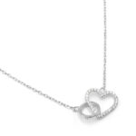 HEART srebrna ogrlica - Slika 2