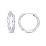 20mm ETERNITY HOOP srebrne naušnice