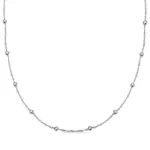 TWISTED CHAIN srebrna ogrlica