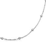 TWISTED CHAIN srebrna ogrlica - Slika 2