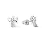 ANGEL & HEART srebrne naušnice